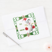 Kerst Volleybal Gift Label (Envelop)