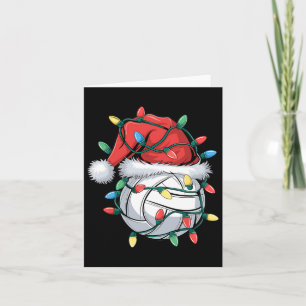 Kerst Volleybal Xmas Santa Sports Pet Ball Ki Kaart