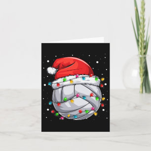 Kerst Volleybal Xmas Santa Sports Pet Ball Ki Kaart