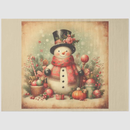 Kerst voorbij Design Series 22 Tissuepapier (Voorkant)