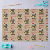 Kerst vorkheftruck Kraft Tissuepapier (Craft)