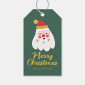 Kerst vreugde Kerstgroet van  Cadeaulabel (Voorkant)