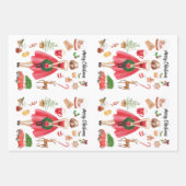 Kerst Vreugde Verpakking Papier Bladen Inpakpapier Vel (Voorkant)