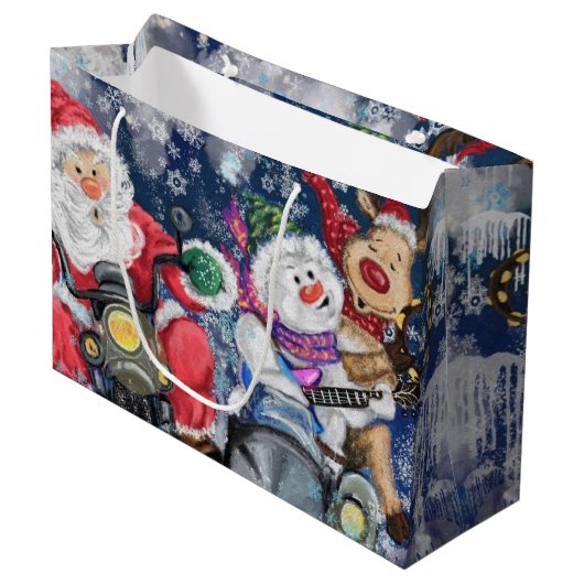 Kerst Vrienden Cadeautas (Voorkant Gekanteld)