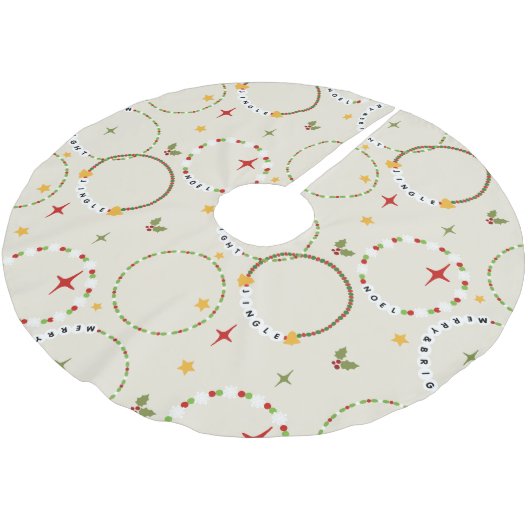 Kerst Vriendschap Armbanden Kerstboom Rok (Gekanteld)