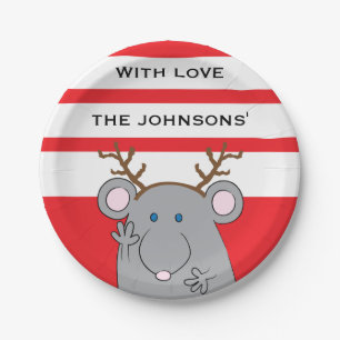 Kerst Vrolijk Kerst Papier Borden Papieren Bordje