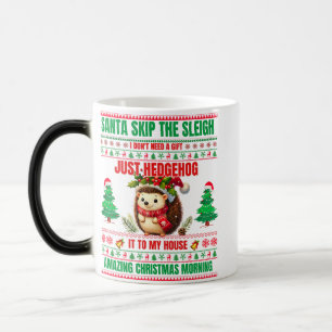 Kerst Vrolijk kerstcadeau voor egel Magische Mok