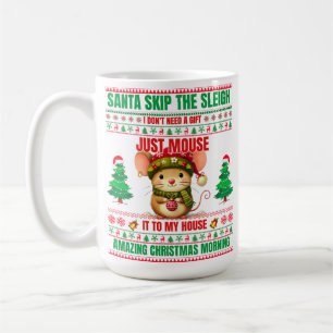 Kerst Vrolijk Kerstcadeau voor Kerst Muis Koffiemok