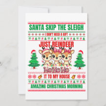 Kerst Vrolijk Kerstfeest voor cadeau rendieren