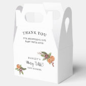 Kerst Vrolijk klein Baby shower Bedankdoosjes (Geopend)