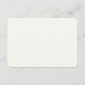 Kerst Vrolijk Klein Baby shower Luier Raffle Informatiekaartje (Achterkant)