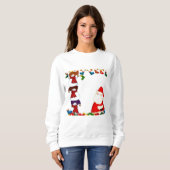 Kerst vrouwen lange mouw Shirt (Voorkant volledig)