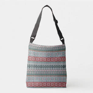 Kerst warm breien crossbody tas