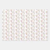 Kerst, warme cacao en koekjes inpakpapier vel (Voorkant 2)