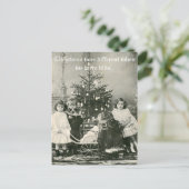  "Kerst was anders" grappige foto Feestdagenkaart (Staand voorkant)