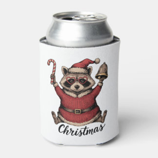 Kerst Wasbeer Kerstman Trui Snoepstokje Kerstmis Blikjeskoeler