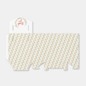 Kerst waterverf kunst dank u geschenkdoos bedankdoosjes (Uitgevouwen)