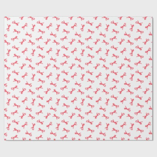 Kerst Waterverf lintbogen met witte BG Cadeaupapier (Vlak)