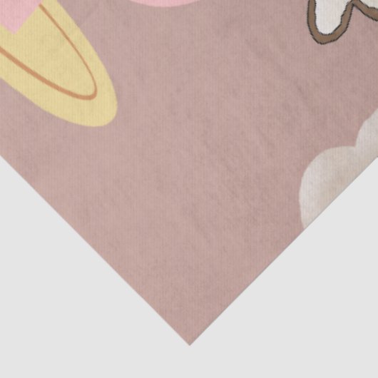 Kerst Weefsel Papier Cappuccino Koffie (Detail)