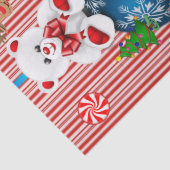 Kerst Weefsel Papier Teddy Beer (Detail)