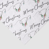 Kerst Weefselpapier Moderne Lichtdraad Tissuepapier (Detail)