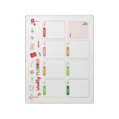 Kerst Weekly Planner Holiday Notitieblok (Gedraaid)