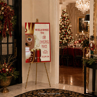 Kerst Welkom Bord Poster Notenkraker