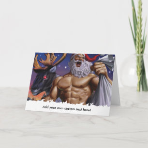 Kerst Wenskaart - Gym Motivatie Feestdagen Kaart