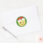 Kerst Wink Emoji Stickers (Envelop)