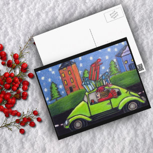 Kerst Winkelwagen Cadeaus Feestdagenkaart