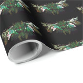 Kerst Winter Groen Man Cadeaupapier (Rol Hoek)