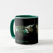 Kerst Winter Groen Man Mok (Voorkant links)