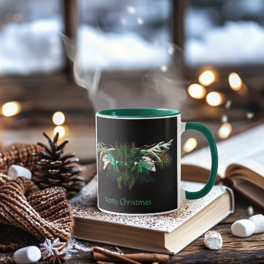 Kerst Winter Groen Man Mok