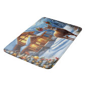 Kerst/Winter Herten Lodge Badmat (Gekanteld)