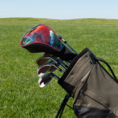 Kerst/winter kardinaal golfheadcover (Insitu)