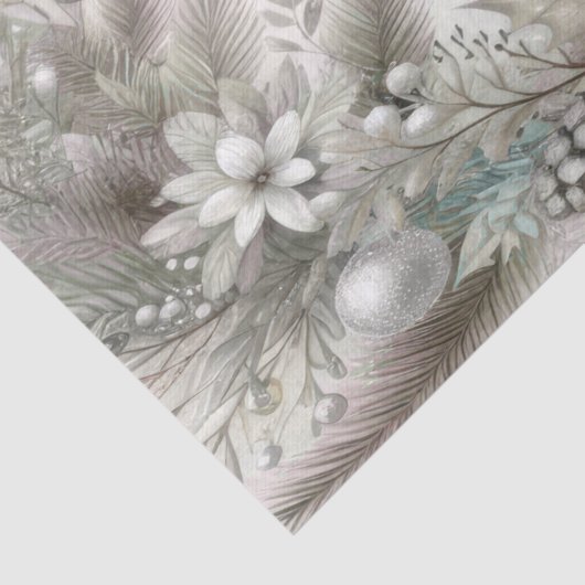 Kerst Winter Vakantie Tissue Paper Tissuepapier (Detail)