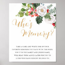 Kerst Winter Wie is het Herinnering Bruidsfeest Sp