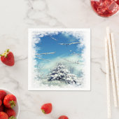 Kerst Winter Wonderland Wegwerp Servetten (Insitu)