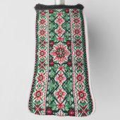 Kerst/Winterbeurs eiland rood & groen Golfheadcover (Draai 90)