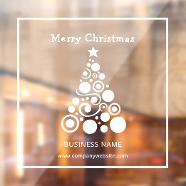 Kerst Wit Kerstboom Raam Decoratie Raamsticker