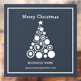 Kerst Wit Kerstboom Raamdecoratie Raamsticker