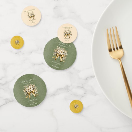 Kerst Wit Winterberry bruiloft Confetti (Groep)