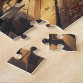 Kerst woonkamer puzzel legpuzzel (Zijkant)