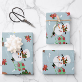 kerst wrapper inpakpapier vel