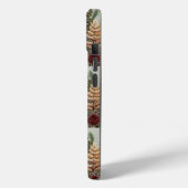 Kerst Xmas Forest nep borduurwerk effect No1 Case-Mate iPhone Case (Achterkant / Links)