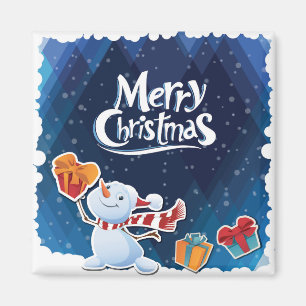 Kerst Xmas Magnet Koelkast Keuken Gift Snow Man Magneet