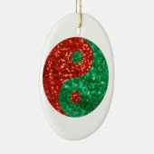 kerst yang keramisch ornament (Rechts)