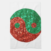 kerst yang theedoek (Verticaal)