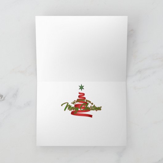 Kerst - Yorkshire Terrier - Chloe en Rocky Feestdagen Kaart (Binnen)