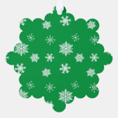 Kerst Zakelijke Klantwaarderingsgeschenken Ornament Kaart (Achterkant)